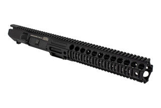 The Lewis Machine and Tool CQB MWS 308 upper receiver assembly features a monolithic quad rail handguard